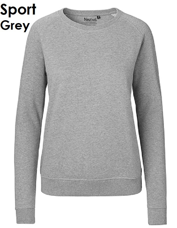 Neutrale Fairtrade dames sweater, 100% biologisch katoen