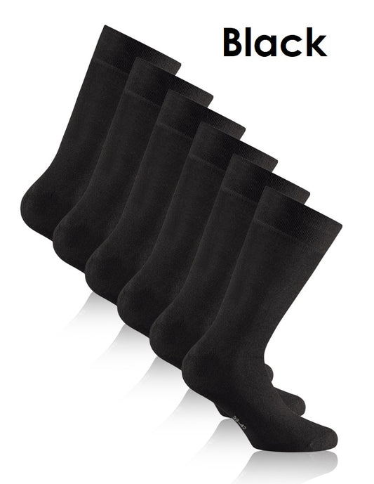 Rohner katoenen en wollen sokken voor heren/unisex, 3-pack