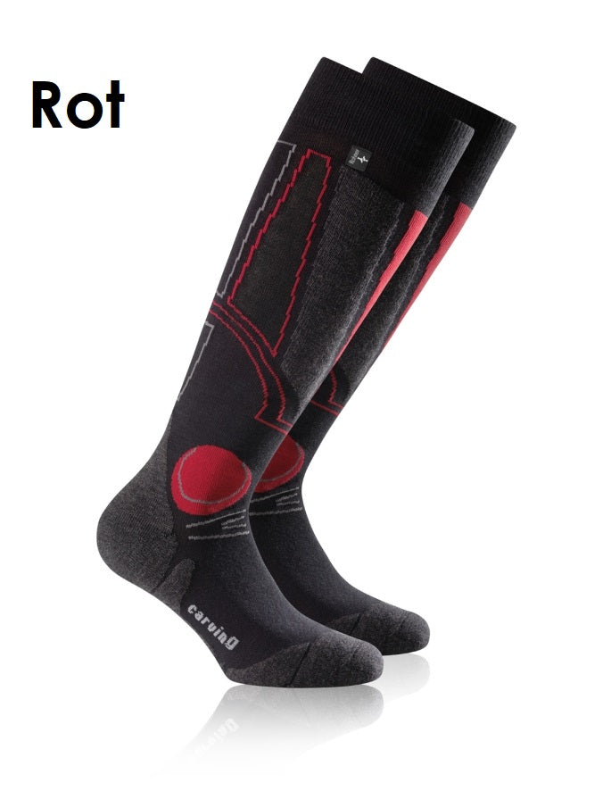 ROHNER Carving Ski Socks Left &amp; Right Men's Unisex Ski Socks