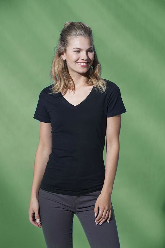 Clique ARDEN Kirzarm  V-Neck Damen T-Shirt
