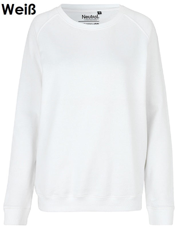Neutrale Fairtrade dames sweater, 100% biologisch katoen