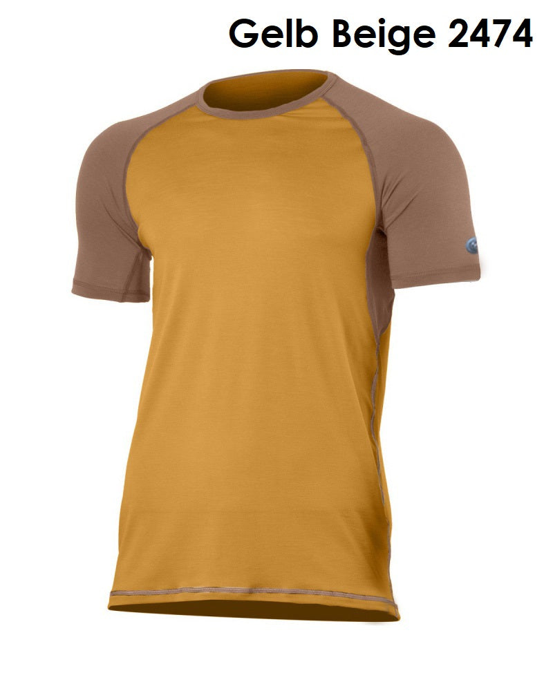 LASTING OTO T-shirt 100% merinowol tweekleurig heren
