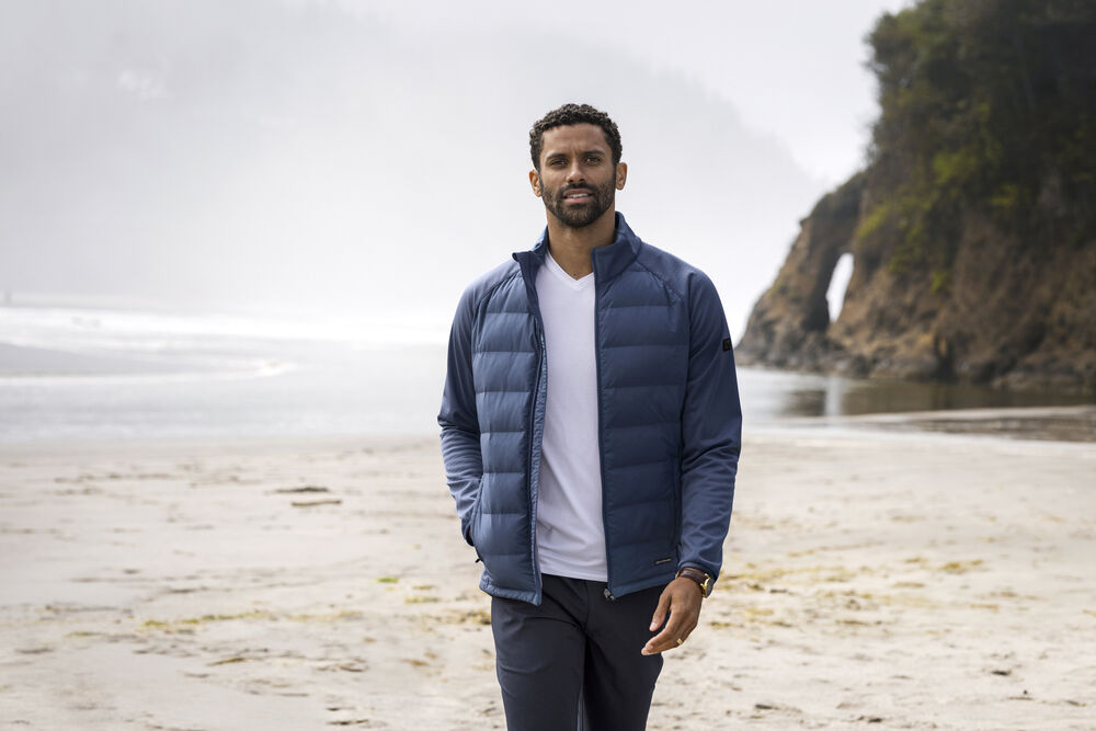 CUTTER &amp; BUCK Wenatchee Jacket Heren Gewatteerde Jas met Capuchon