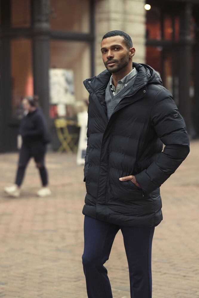 CUTTER &amp; BUCK Wenatchee Jacket Men's Quilted Jacket with Hood