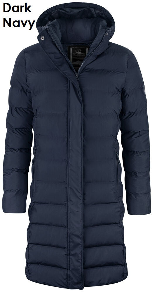 CUTTER &amp; BUCK Wenatchee gewatteerde damesjas met capuchon