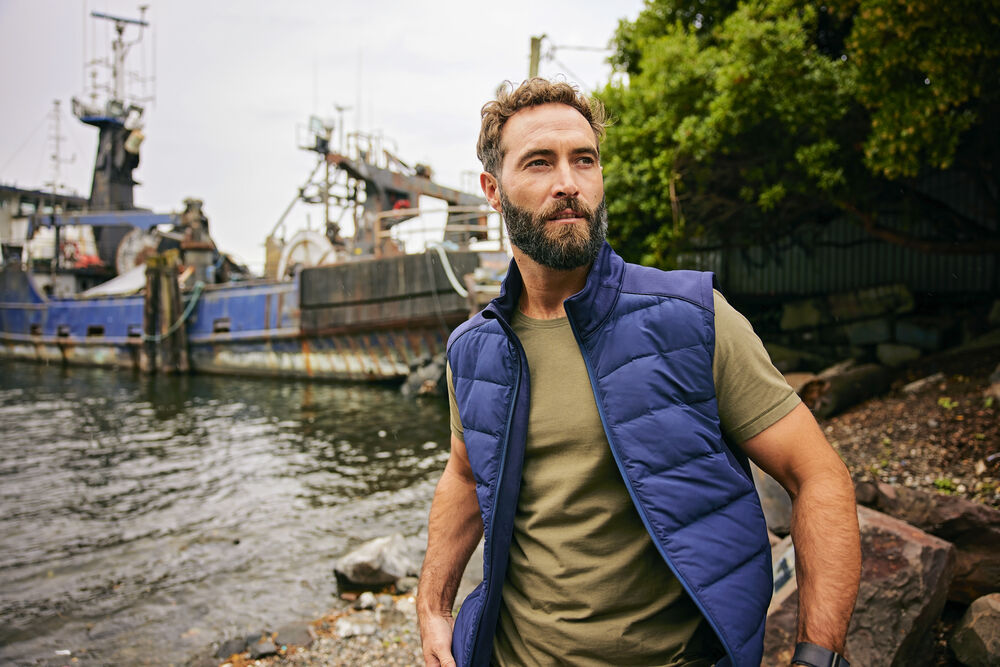 CUTTER & BUCK Oak Harbor Vest MenSteppweste Herren A1TQ