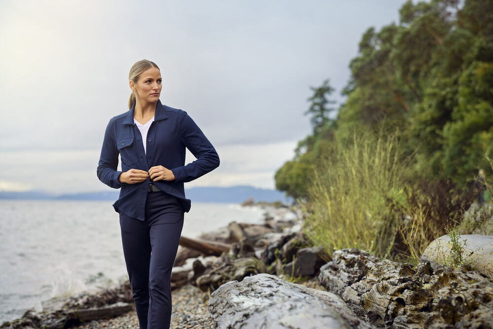 Cutter & Buck Advantage Leisure Shirt Lamgarm Damen Hemd