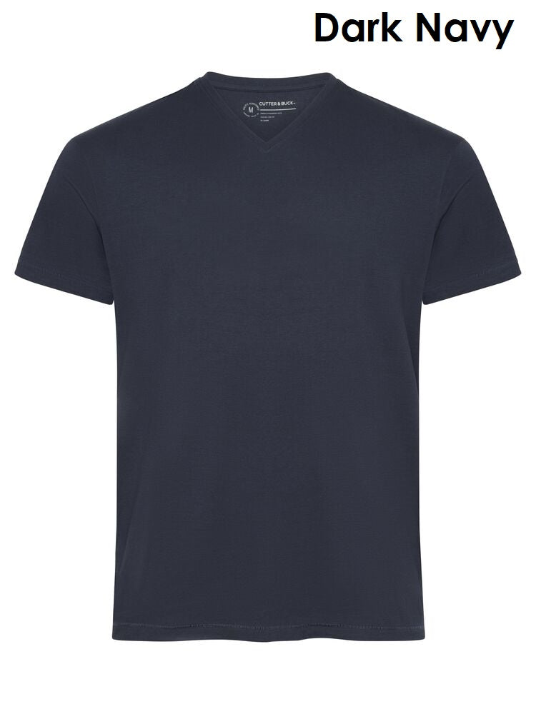 Cutter & Buck Manzanita Men's V-Neck T-Shirt 100% Organic Cotton