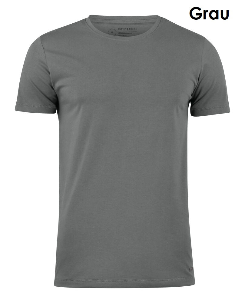 Cutter & Buck Manzanita Herren T-Shirt Roundneck 100 % Bio-Baumwolle