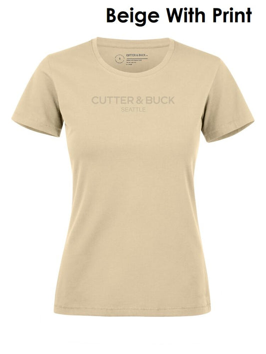 Cutter & Buck Manzanita Damen T-Shirt Roundneck 100 % Bio-Baumwolle