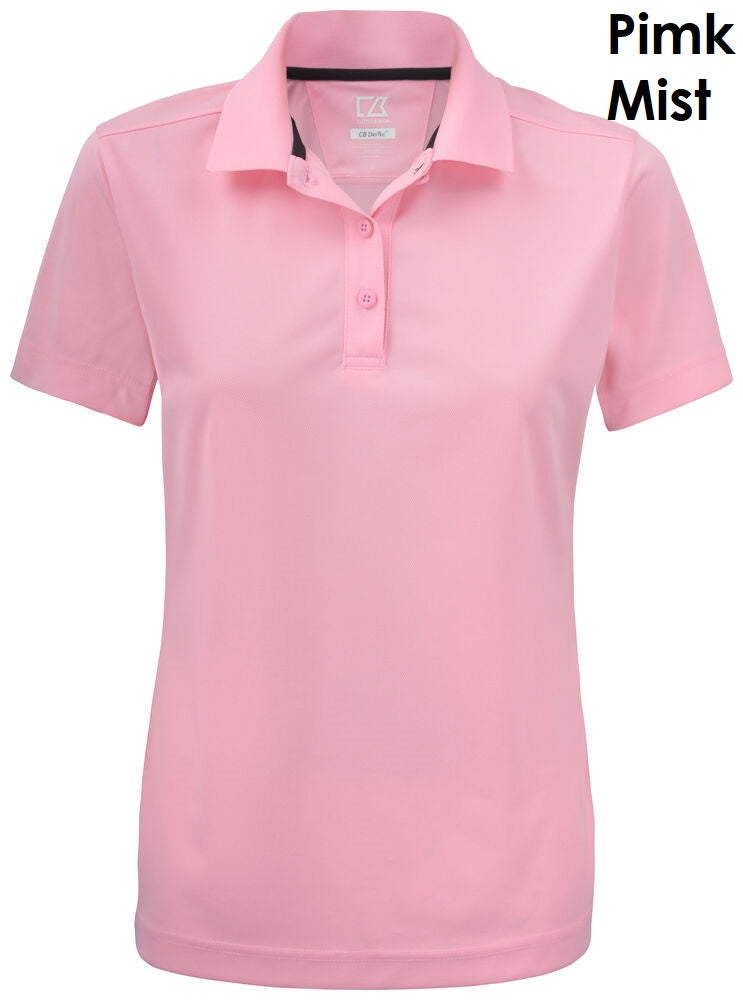 Cutter &amp; Buck Kelowna Performance Polo Ladies Polo Shirt Women