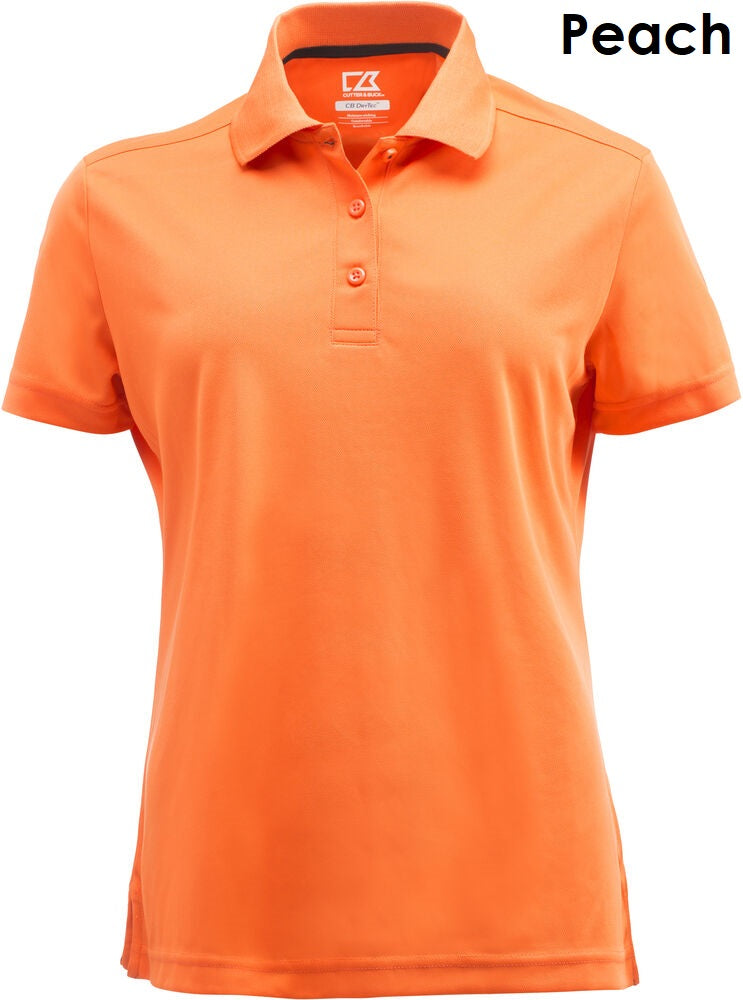 Cutter &amp; Buck Kelowna Performance Polo Ladies Polo Shirt Women