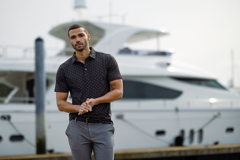 Cutter &amp; Buck Virtue Polo Printed Men Polo Shirt Men