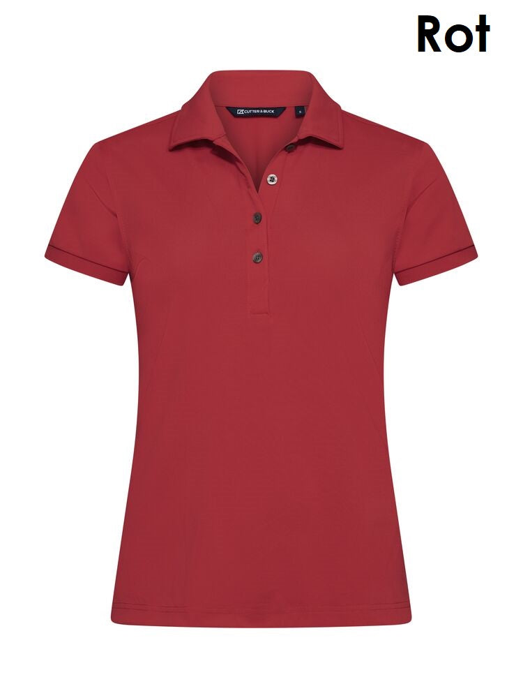 Cutter &amp; Buck Virtue Polo Effen Dames Poloshirt Dames