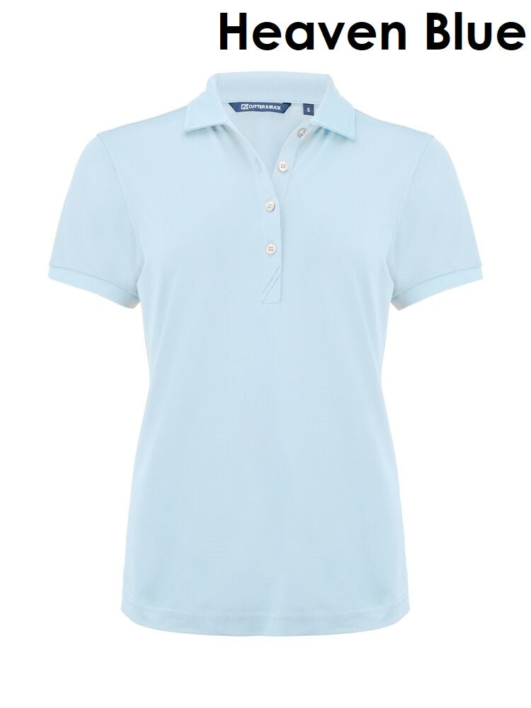 Cutter &amp; Buck Virtue Polo Effen Dames Poloshirt Dames