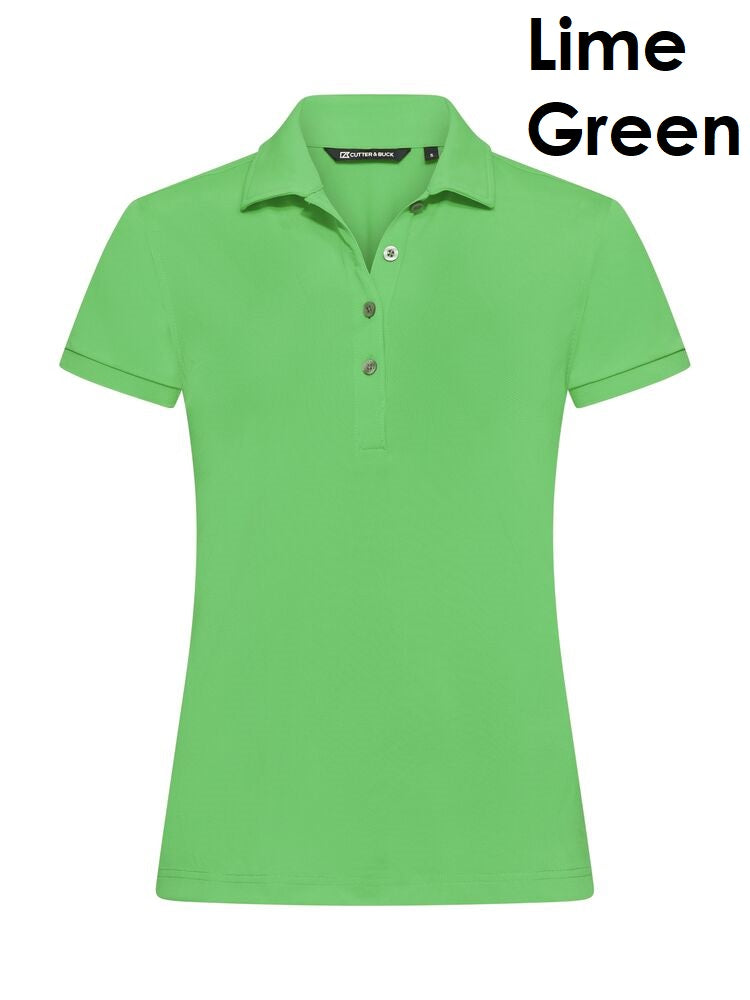 Cutter &amp; Buck Virtue Polo Effen Dames Poloshirt Dames