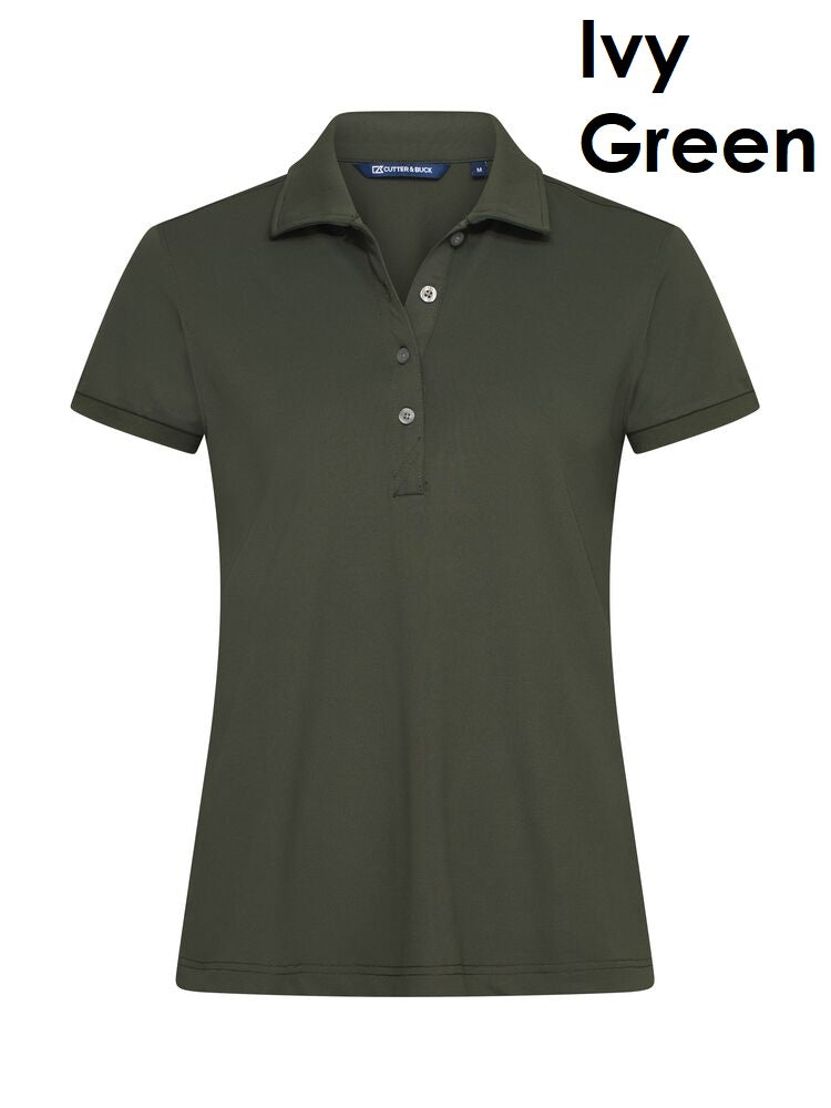 Cutter &amp; Buck Virtue Polo Effen Dames Poloshirt Dames
