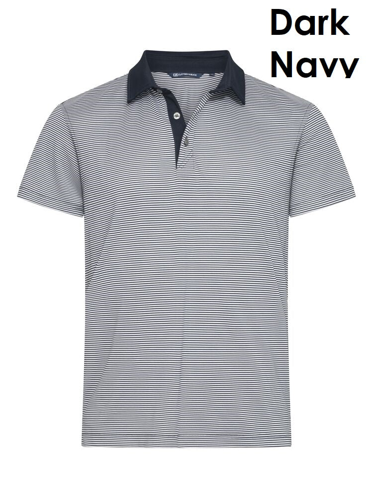 Cutter &amp; Buck Virtue Polo Stripes Men Polo Shirt Men
