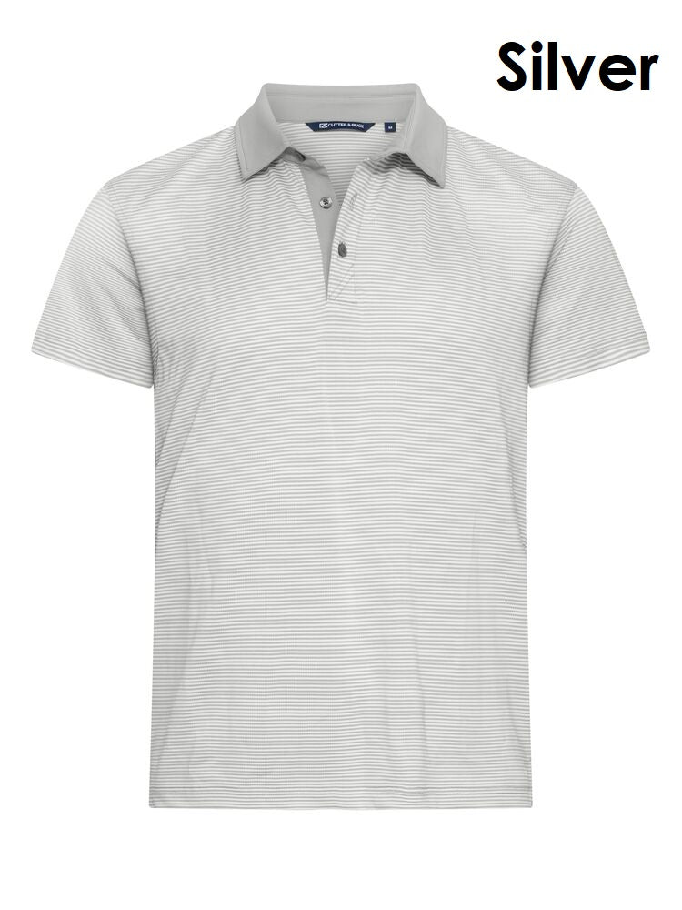 Cutter &amp; Buck Virtue Polo Stripes Men Polo Shirt Men