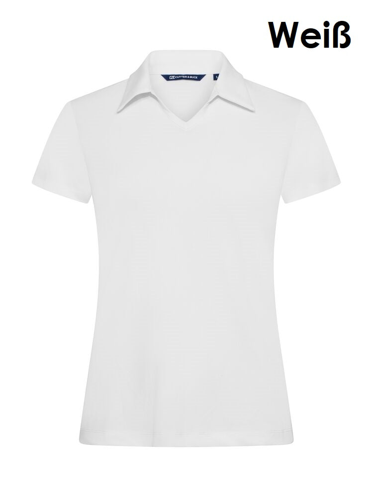 Cutter &amp; Buck Virtue Polo V-Neck Women's Polo Shirt without Buttons