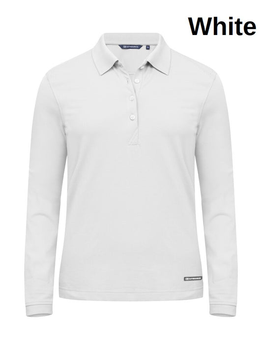 Cutter & Buck Women's Advantage Polo Long-Sleeve Polo Shirt