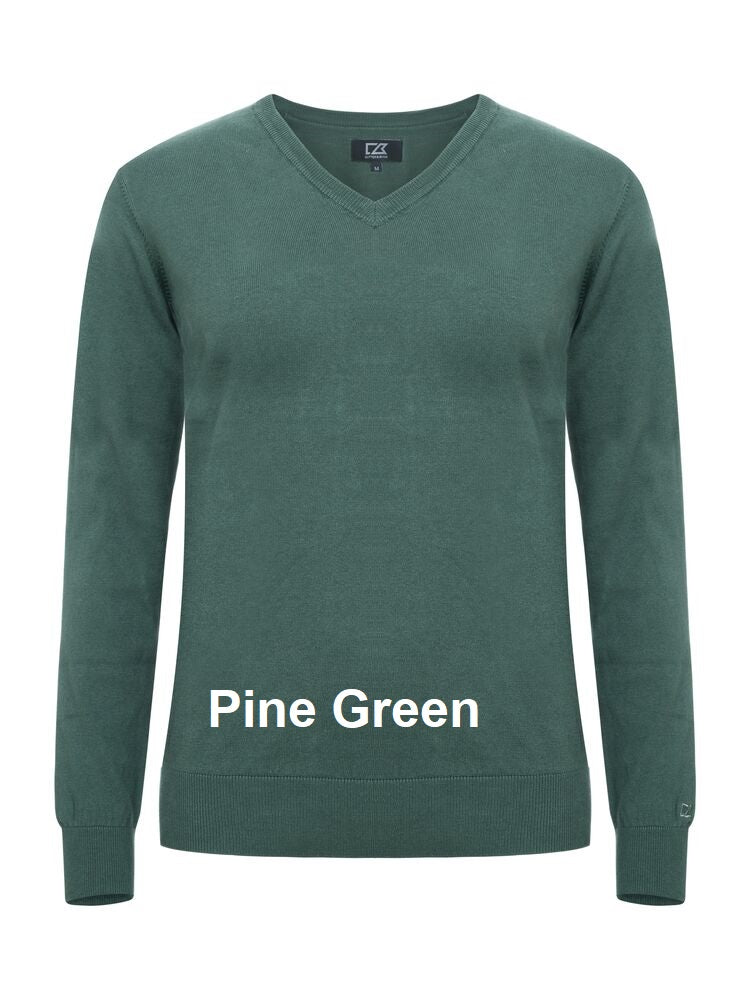 Cutter & Buck Oakville V-Neck Ladies Pullover Damen