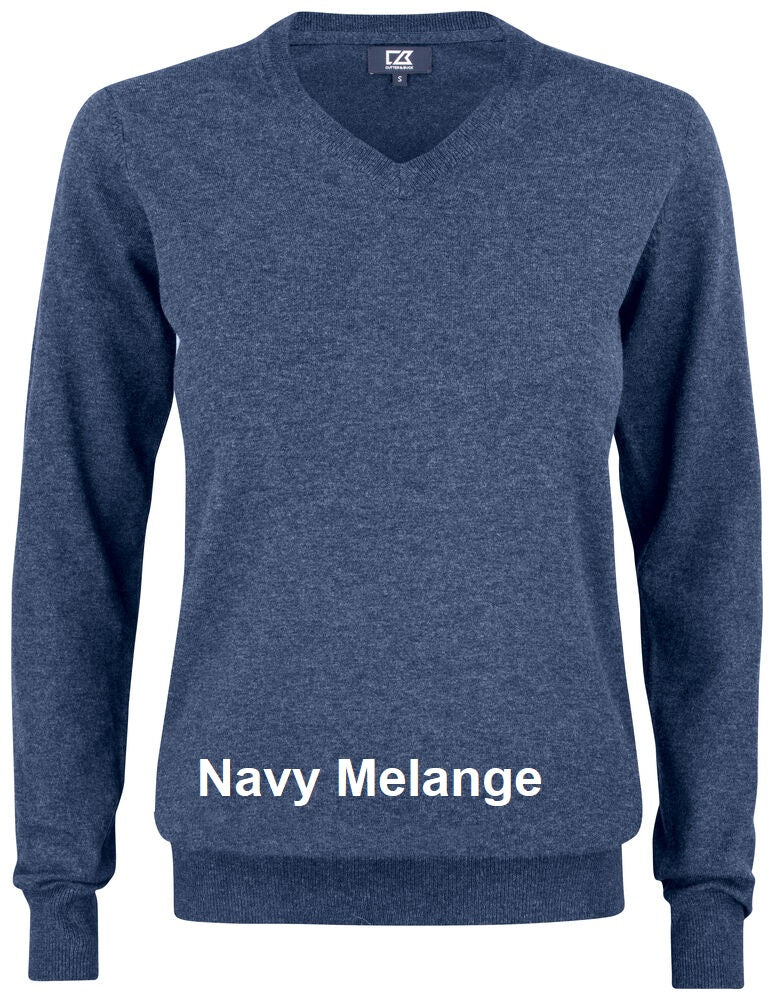 Cutter & Buck Oakville V-Neck Ladies Pullover Damen