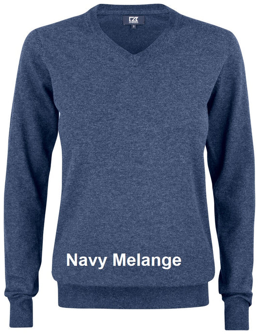 Cutter & Buck Oakville V-Neck Ladies Pullover Damen