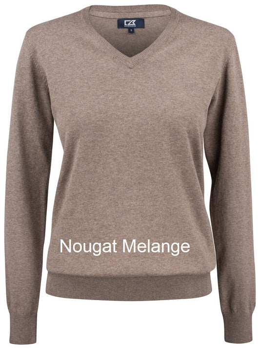 Cutter & Buck Oakville V-Neck Ladies Pullover Damen