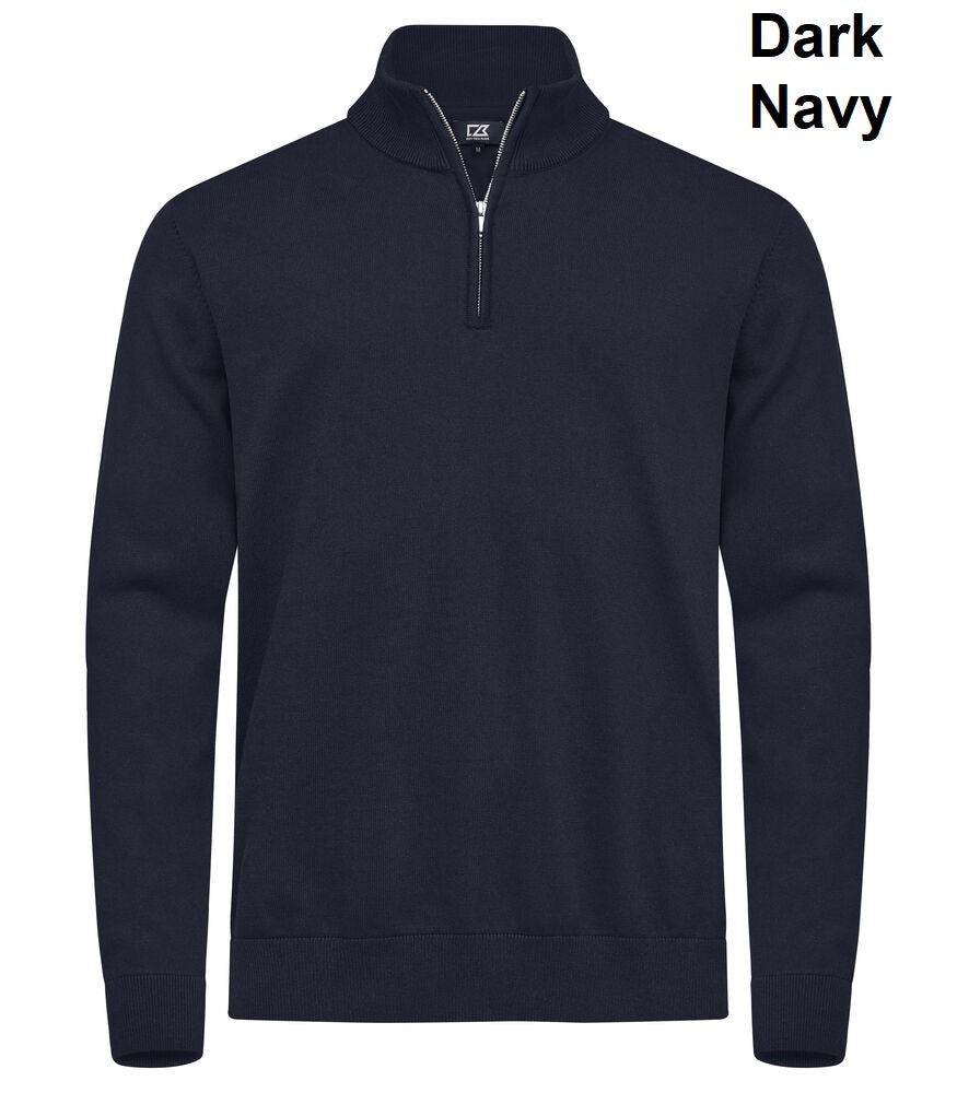 Cutter & Buck Oakville Herren Half Zip Strickpullover