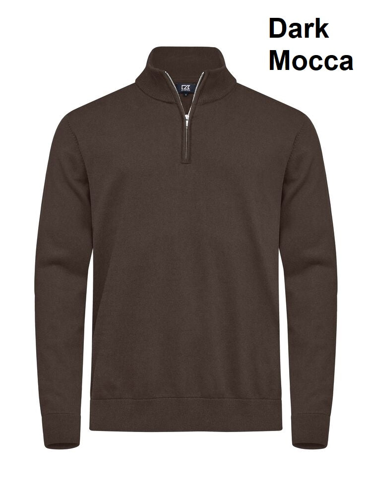 Cutter & Buck Oakville Herren Half Zip Strickpullover