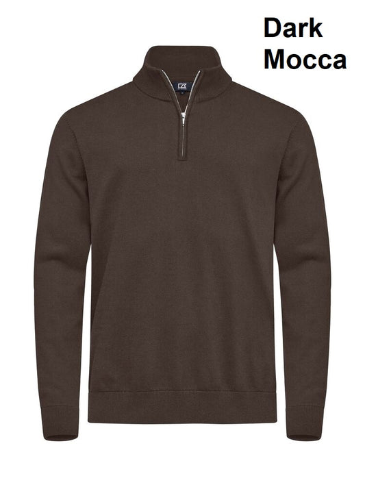 Cutter & Buck Oakville Herren Half Zip Strickpullover