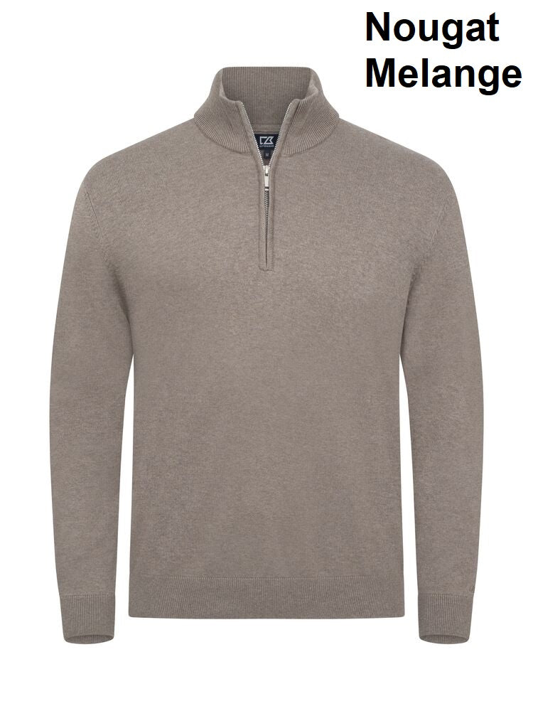 Cutter & Buck Oakville Herren Half Zip Strickpullover