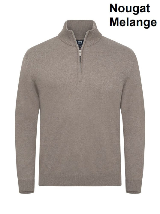 Cutter & Buck Oakville Herren Half Zip Strickpullover