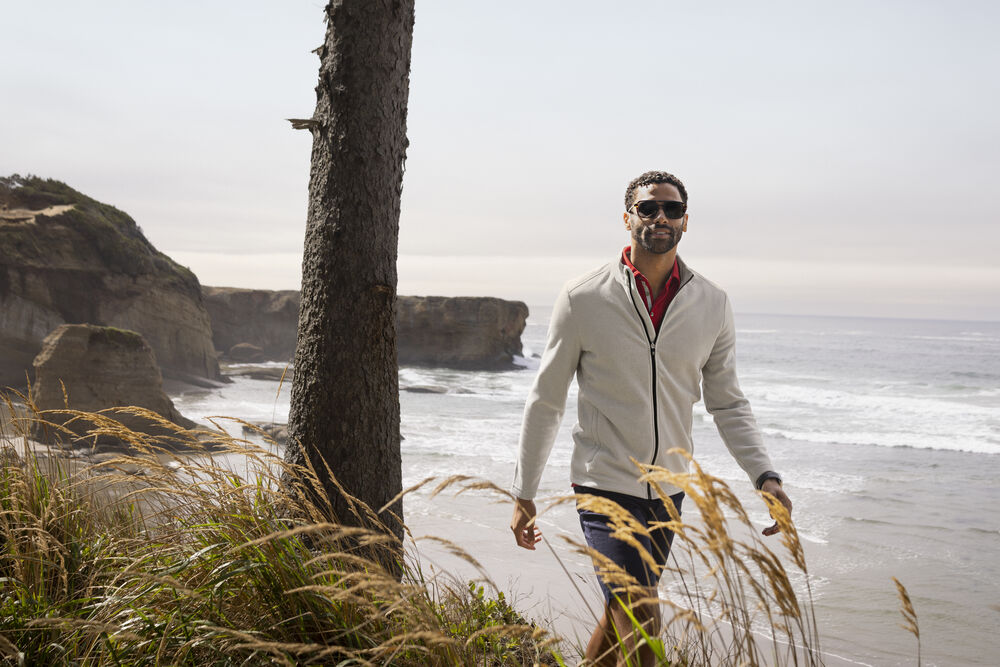 Cutter & Buck Men Hunts Point Full Zip Fleece Jacke Herren