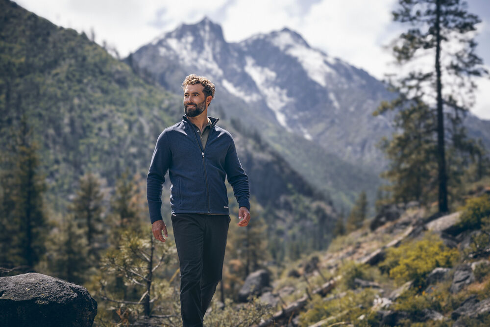 Cutter & Buck Men Hunts Point Full Zip Fleece Jacke Herren