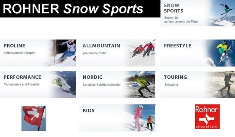 ROHNER Ultra Light Ski Socks, Skikousen voor Heren, Unisex