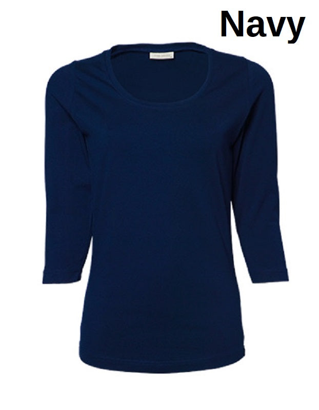 TEE JAYS Women Stretch 3/4 Arm T-Shirt Damen