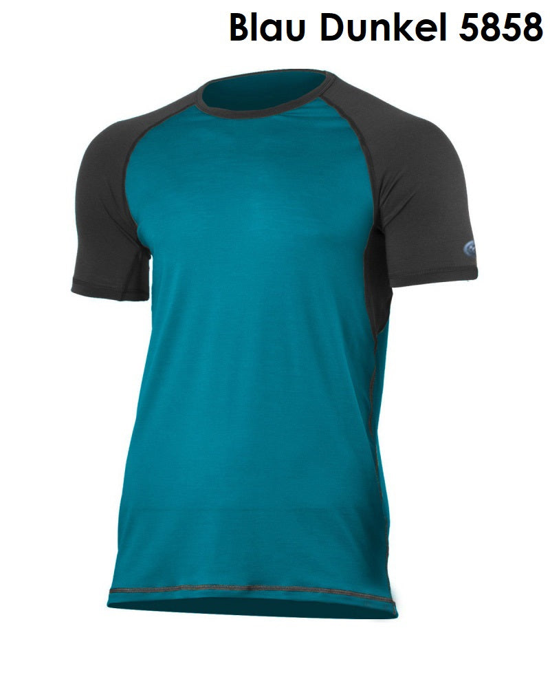 LASTING OTO T-shirt 100% merinowol tweekleurig heren
