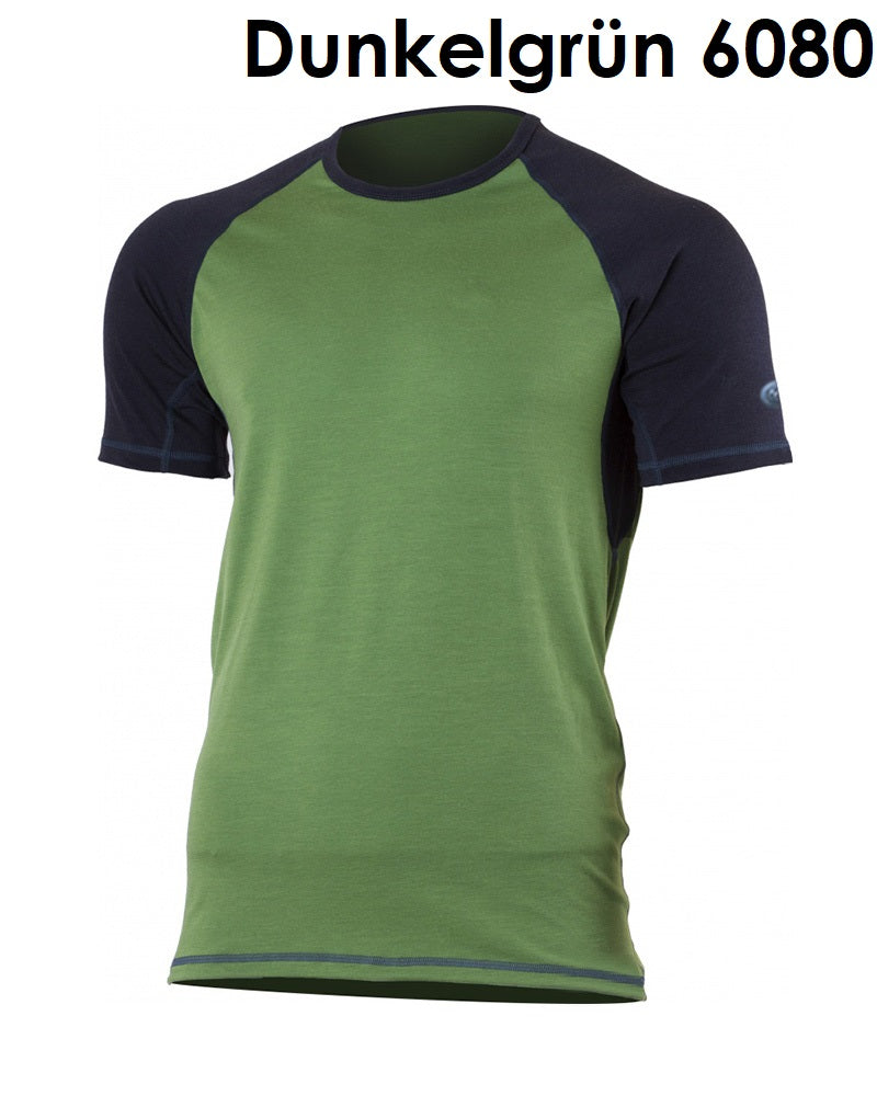 LASTING OTO T-shirt 100% merinowol tweekleurig heren