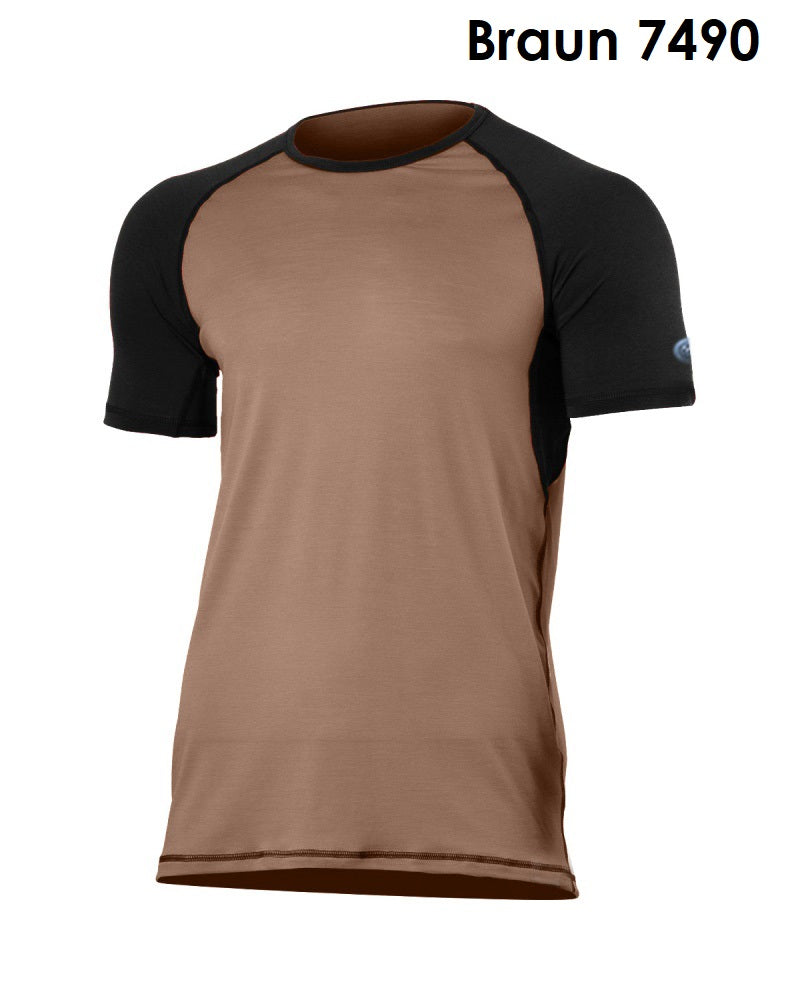 LASTING OTO T-shirt 100% merinowol tweekleurig heren