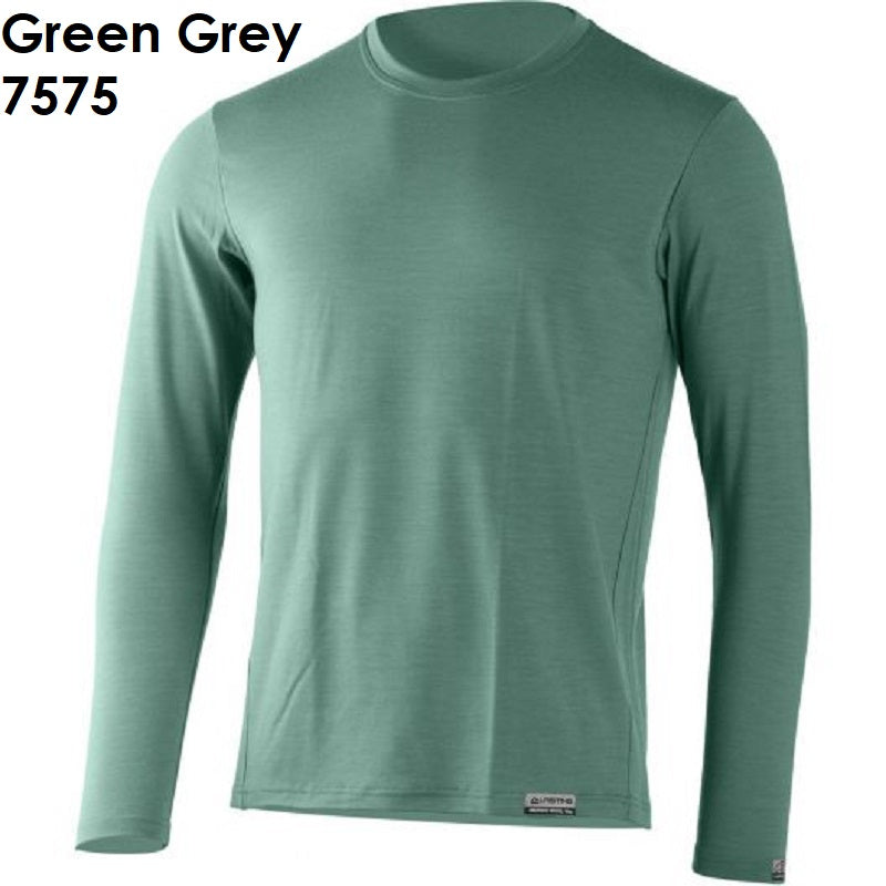 LASTING ALAN Men's 100% Merino Wool Long Sleeve T-Shirt