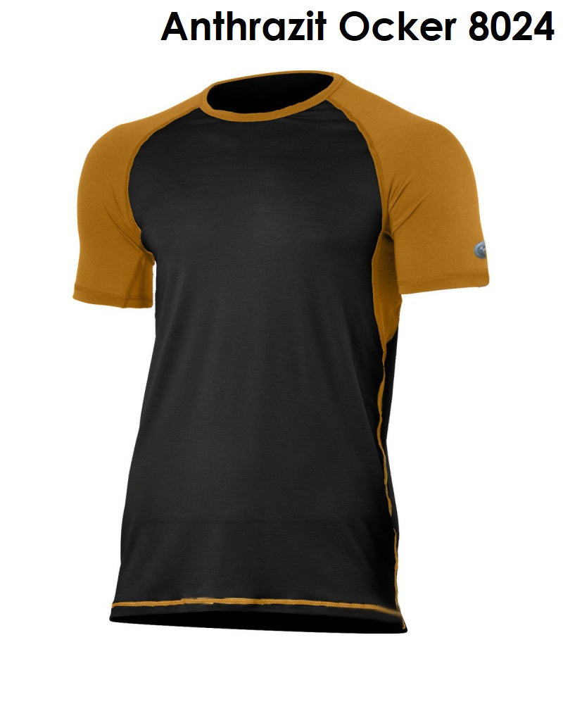 LASTING OTO T-shirt 100% merinowol tweekleurig heren
