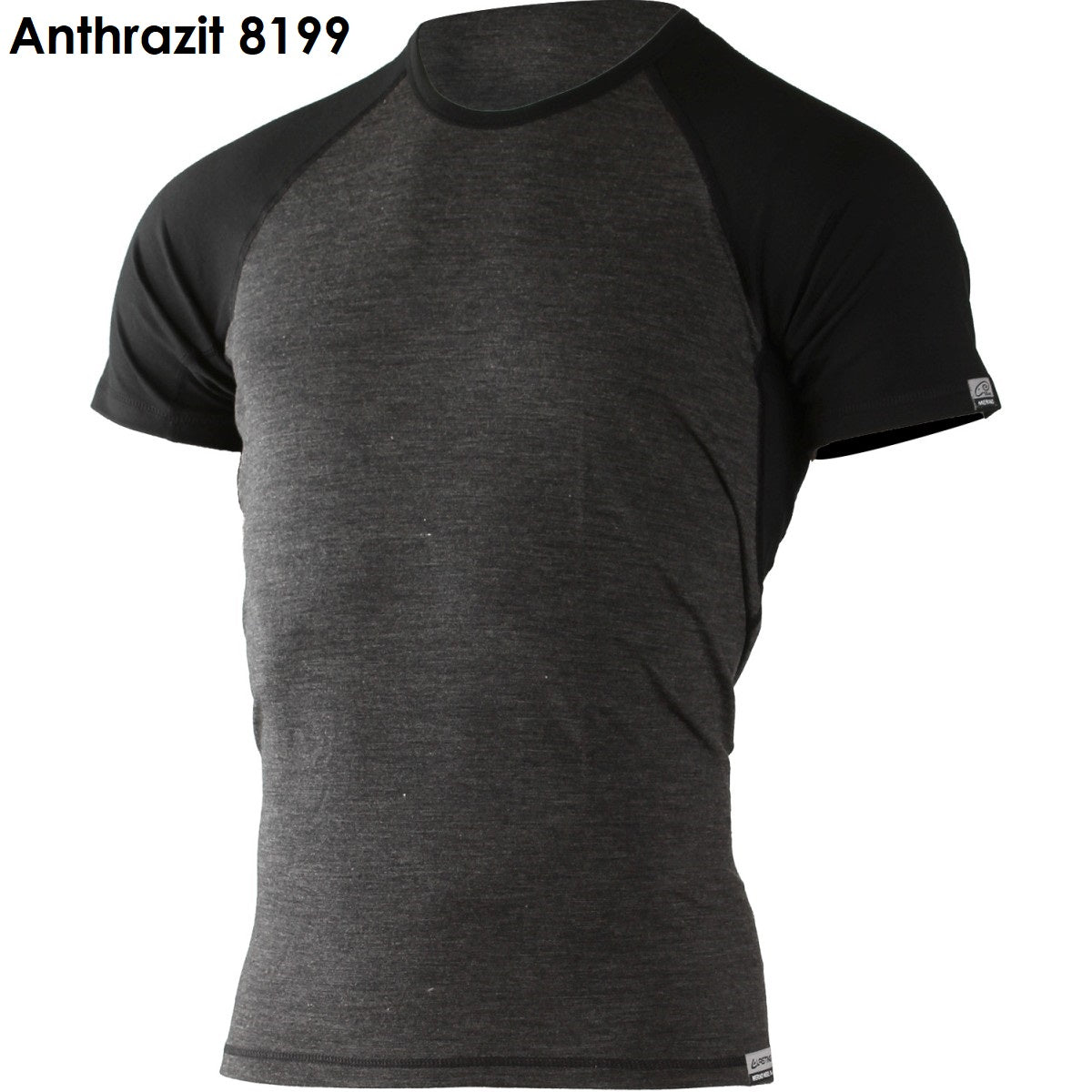 LASTING OTO T-shirt 100% merinowol tweekleurig heren