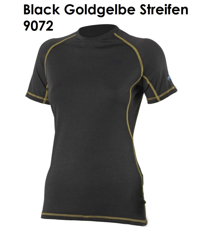 LASTING ZITA Damen 100 % Merinowolle T-Shirt  zweifarbig