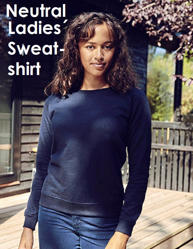 Neutrale Fairtrade dames sweater, 100% biologisch katoen