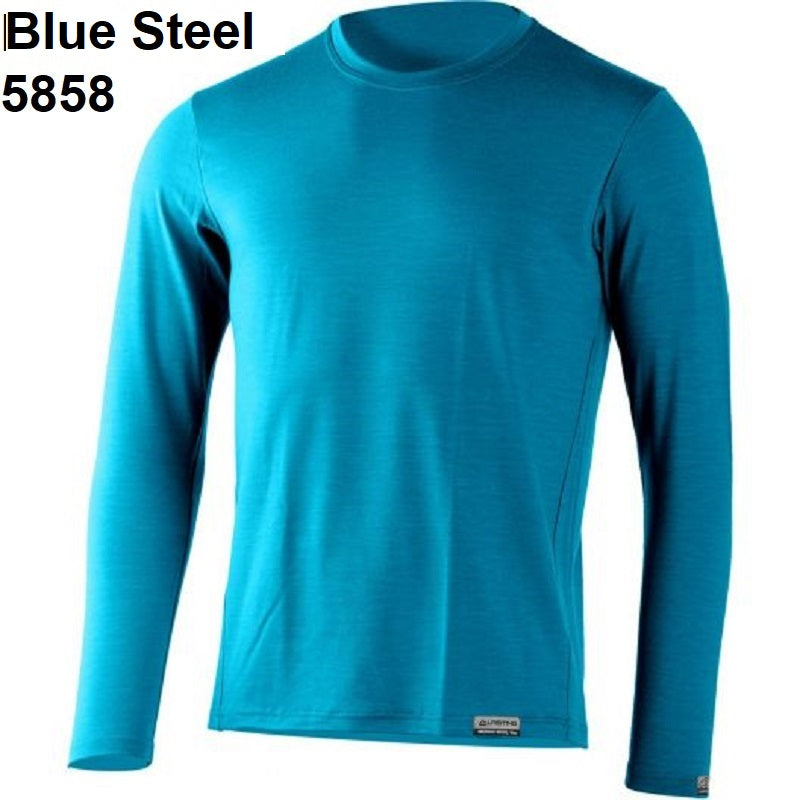LASTING ALAN Men's 100% Merino Wool Long Sleeve T-Shirt