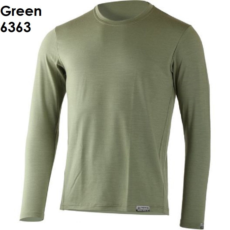 LASTING ALAN Men's 100% Merino Wool Long Sleeve T-Shirt