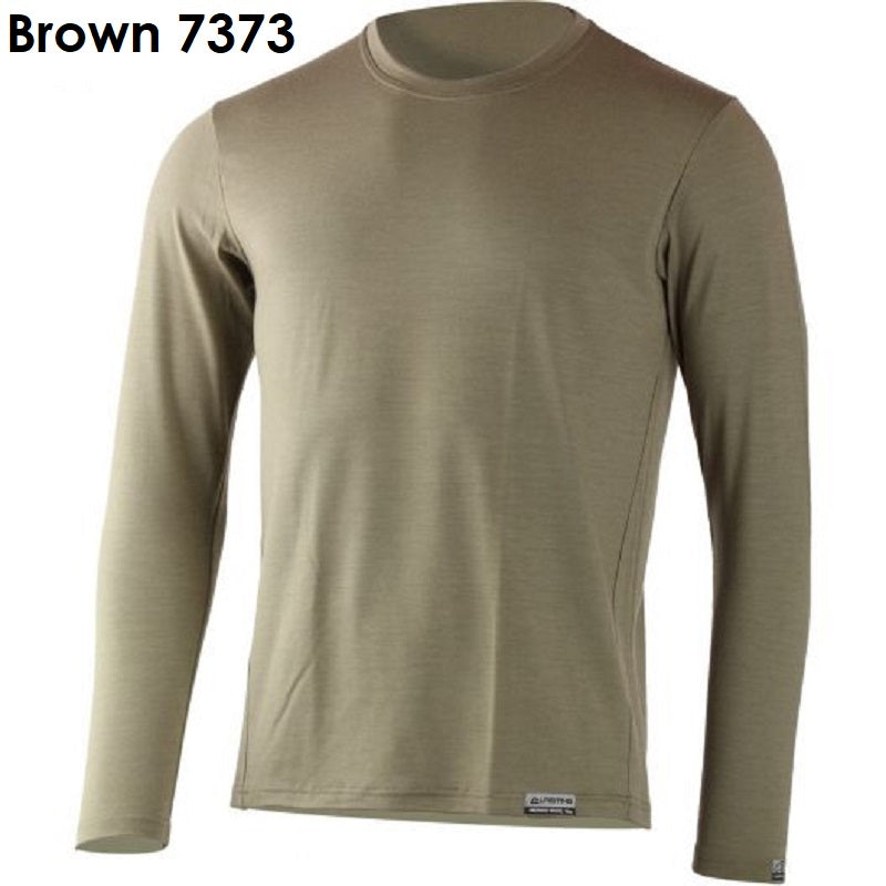 LASTING ALAN Men's 100% Merino Wool Long Sleeve T-Shirt