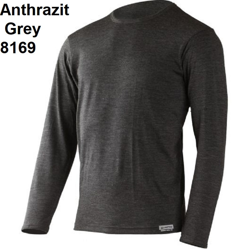 LASTING ALAN Men's 100% Merino Wool Long Sleeve T-Shirt